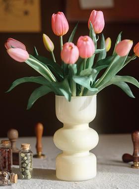 仿真花郁金香保湿摆件