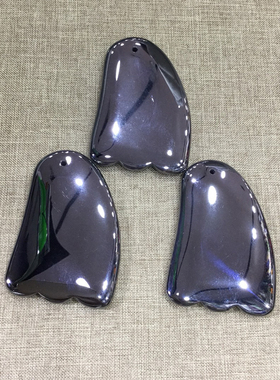 天然太赫兹能量石刮痧板手把件