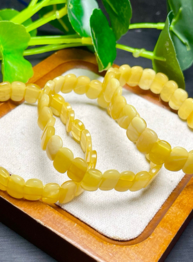 特价款天然蜜蜡手排女款琥珀文玩手串保真支持复检