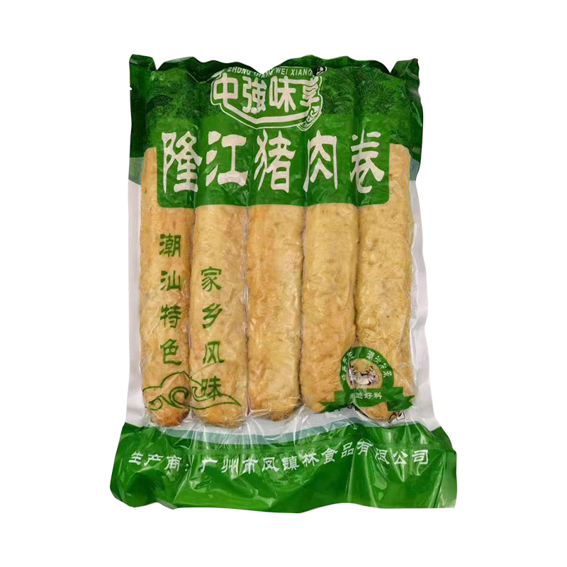 中强味享隆江潮汕肉卷商用手工猪肉卷猪肉饼广东汕头肉条半成品-图2