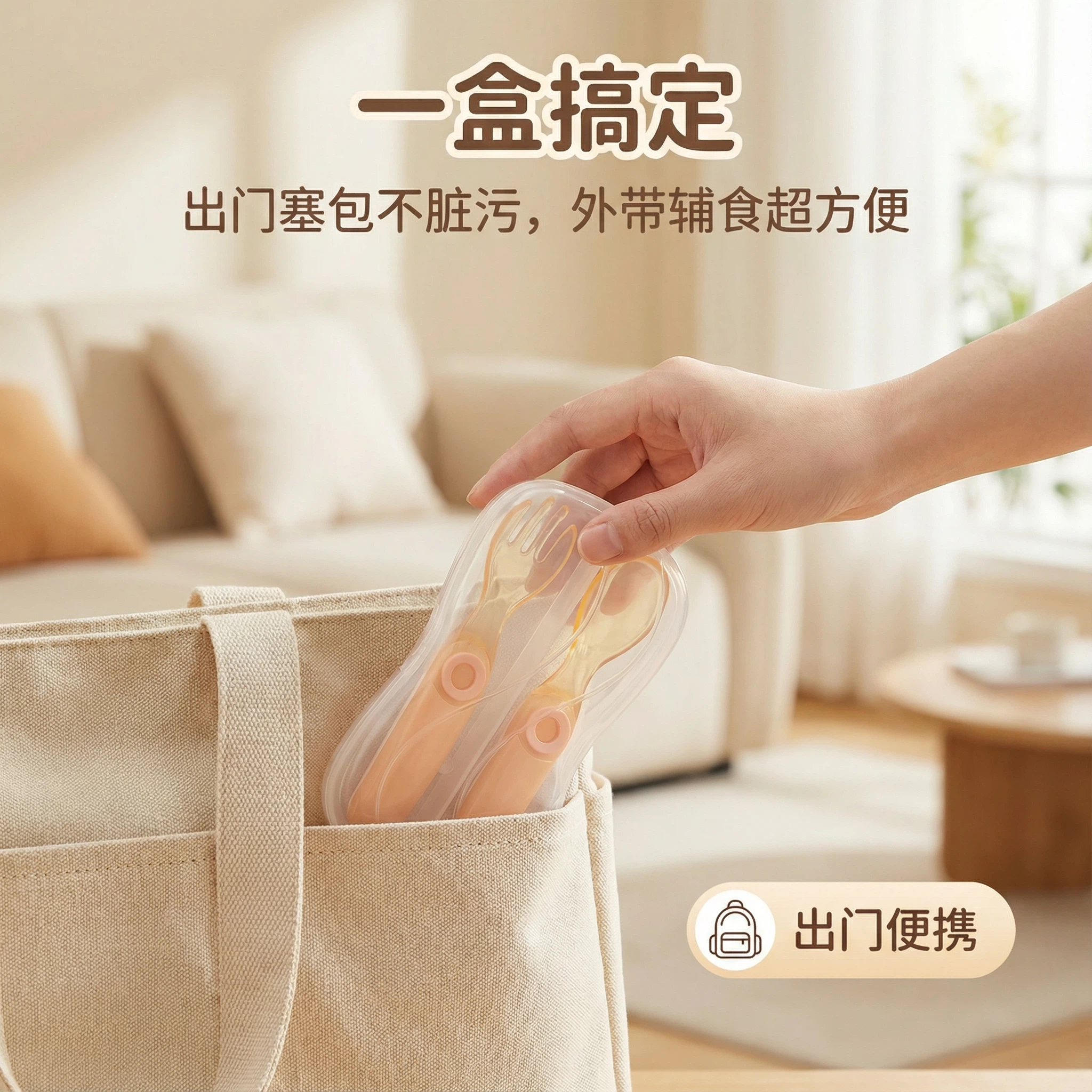 婴儿勺子叉勺套装耐高温防摔外出儿童宝宝辅食餐具训练学吃饭神器,淘宝优惠券,粉丝福利购,淘宝优惠卷