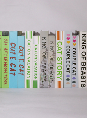 餐厅摆件酒店道具书现代简约艺术