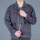 Winter middle-aged men's large size loose denim jacket