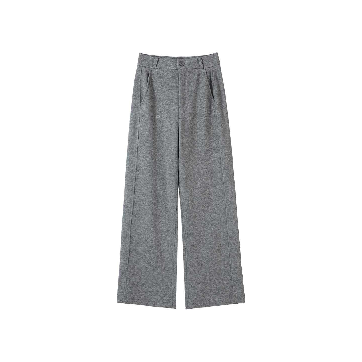 羊绒裤子女2025冬季新款高腰直筒裤女加绒加厚休闲醋酸羊毛阔腿裤,淘宝优惠券,粉丝福利购,淘宝优惠卷