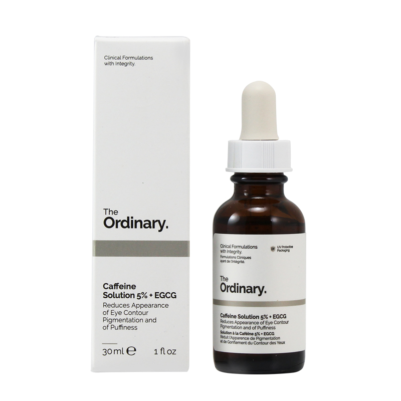 farmacity海外旗舰店The Ordinary眼部精华5%咖啡因茶多酚消肿淡化黑眼圈紧致眼霜30ml0