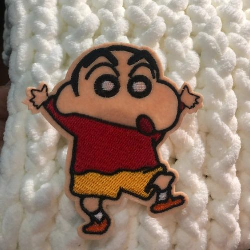 蜡笔小新围巾手工编织diy生日礼物送女生朋友闺蜜小众高级感实用 - 图1