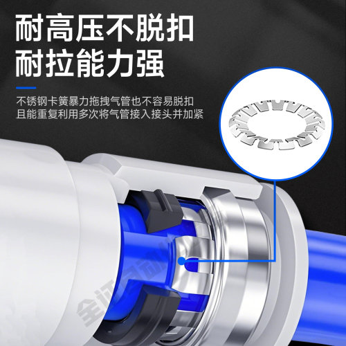 SMC接头YT型变径三通快插KQ2U/KQ2T04/06/08/10/12-00A-06-08-10A - 图2