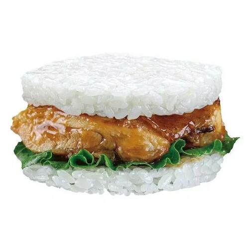 乐肴居鸡排米汉堡照烧味珍珠米汉堡儿童营养早餐微波速食点心饭团 - 图3