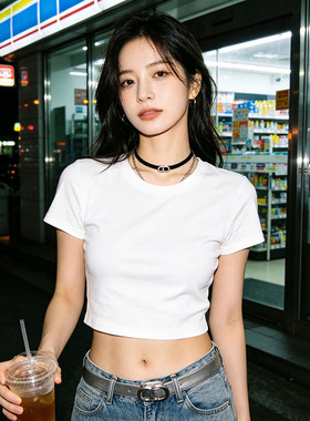 个性黑色项链日常佩戴