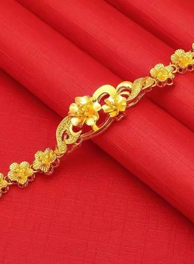 大捡漏玫瑰花手链女款可调节