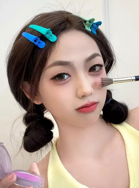 侧边刘海碎发鸭嘴夹头发夹子头饰美发专用发夹女无痕洗脸发卡大号