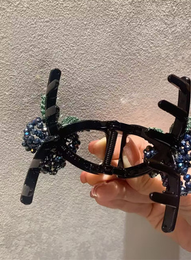 水晶超闪气质发夹小众高级
