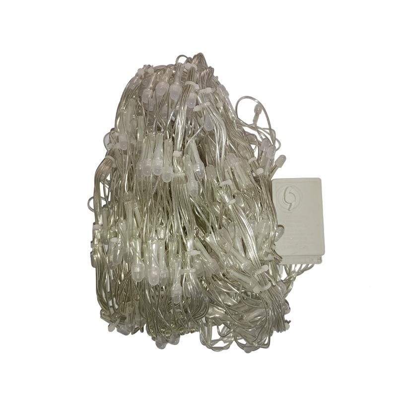 节孔雀l开ed灯串2023庆装饰灯串屏酒店公园户外防水XOU彩灯超亮 - 图3