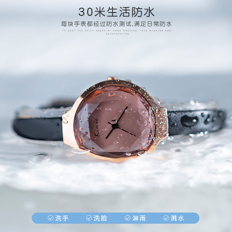 法国小众女学生韩版简约气质款女表 kimio金米欧老林国产腕表