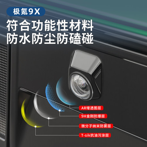 适用于极氪9X摄像头保护盖360影像镜头防护罩车内改装饰配件用品 - 图2