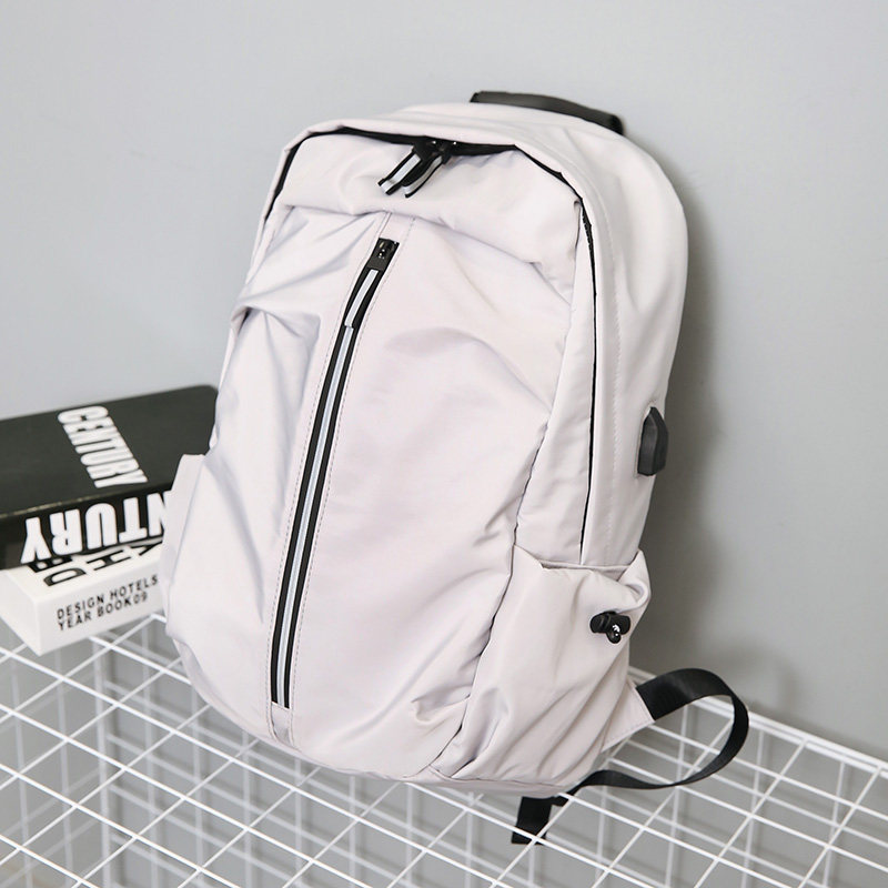 双肩包男韩版简约旅游书包女休闲 龙帛双肩背包