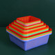 10 free shipping for cooked glue fruit basket side dish blue
