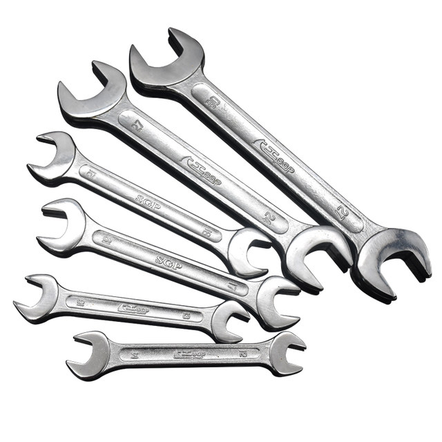 Tiandi Shanggong dull hand large open-end wrench set