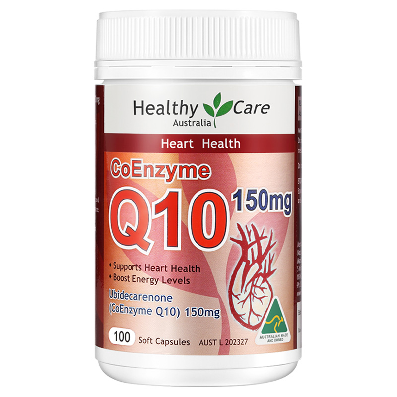 HealthyCareAustralia海外旗舰店HealthyCare辅酶素q10软胶囊hc澳洲进口coq10保护心脏保健品150mg3