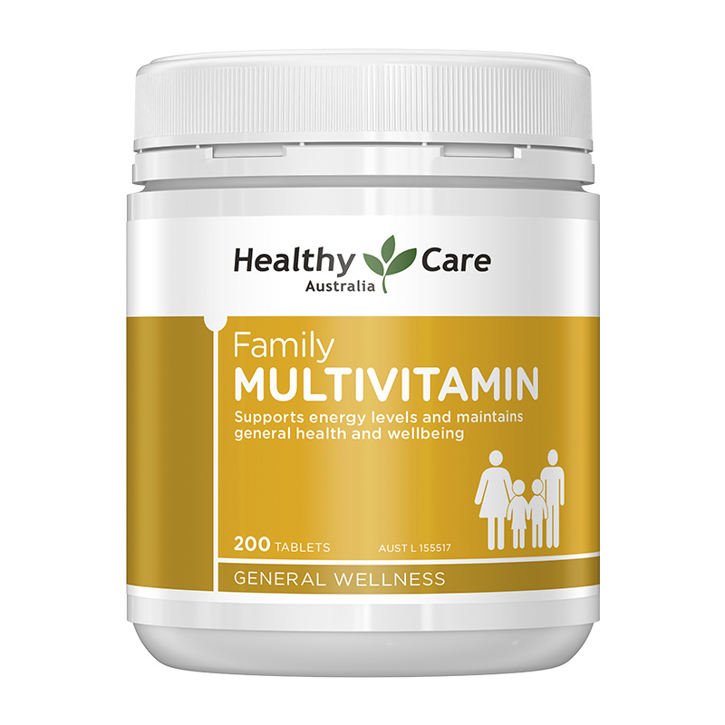 HealthyCareAustralia海外旗舰店HealthyCare澳洲复合维生素a咀嚼片多种综合b族钙镁女性维c片进口3