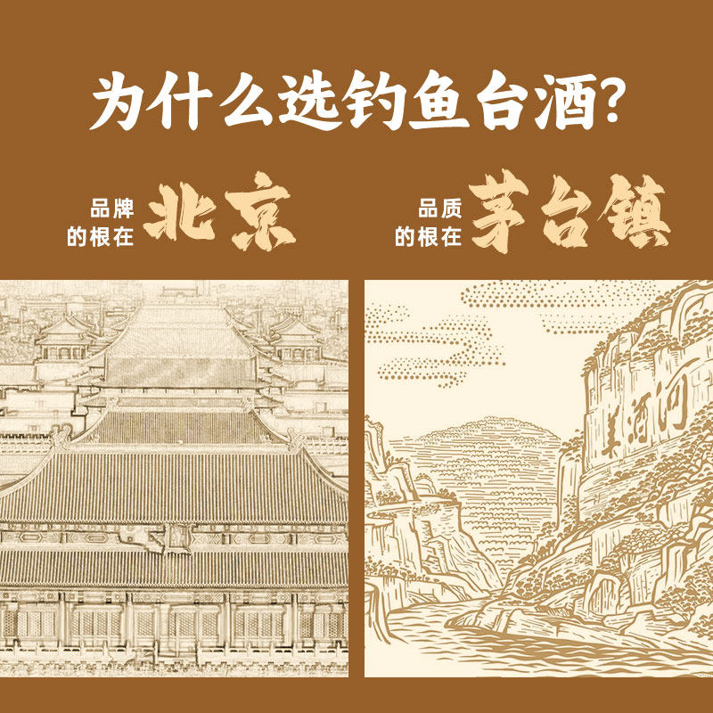 【官方直营】钓鱼台御笔万象酒53度500ml*4瓶整箱酱香型白酒,淘宝优惠券,粉丝福利购,淘宝优惠卷