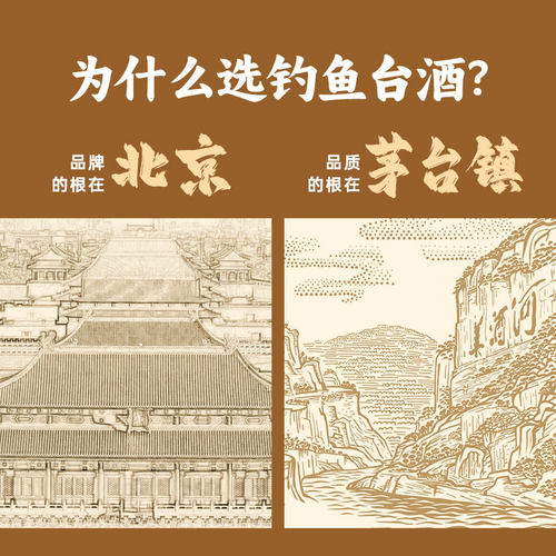 【官方直营】第二代钓鱼台贵宾酒53度500ml*1瓶酱香型白酒 - 图1