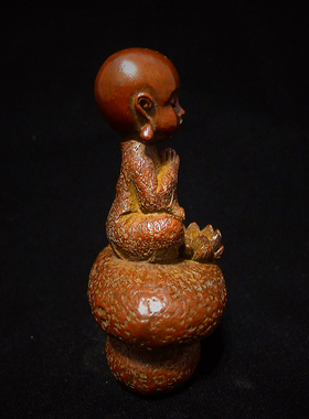 名家风小沙弥茶室书桌创意摆件