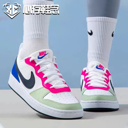 耐克女款鞋子正品Nike Court Borough Low 2板鞋休闲鞋DV5456-104 - 图3