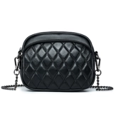 Демисезонная цепь, небольшая сумка, сумка через плечо, из натуральной кожи