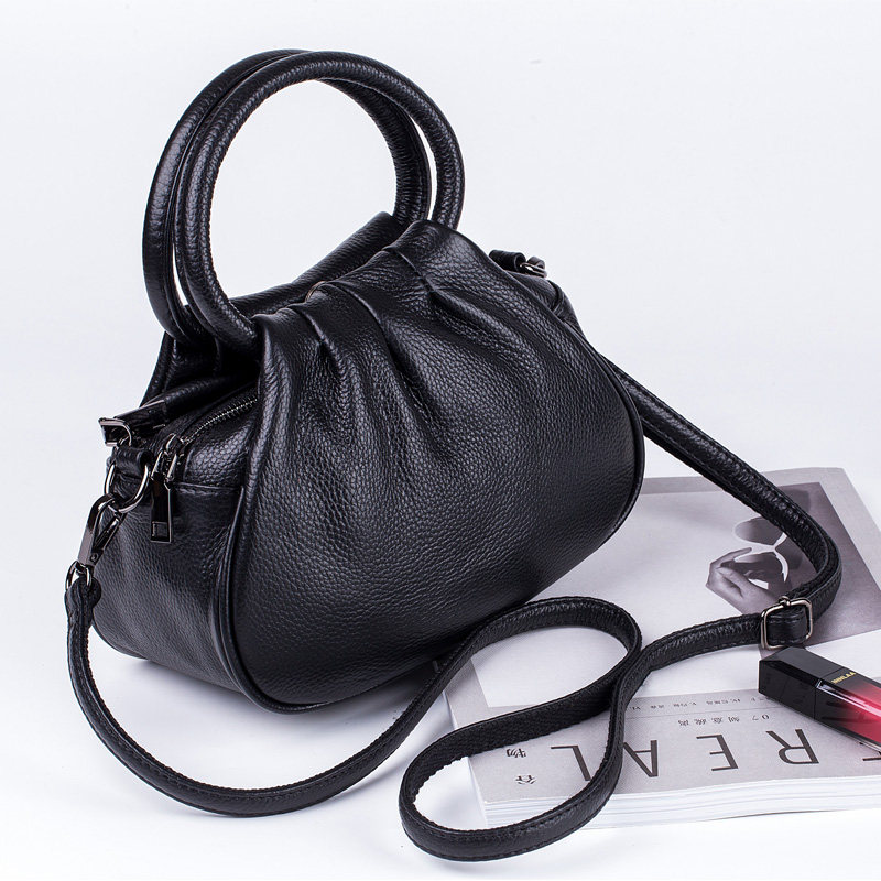 真皮2021新款中年妈妈包斜挎手提包 那片云女士包袋