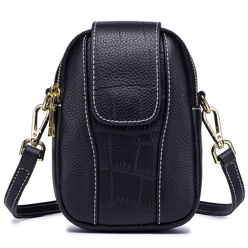 真皮2020新款夏天迷你竖款小包包 那片云女士包袋