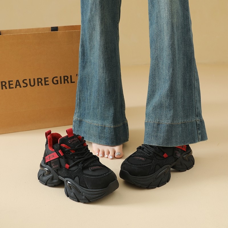 明星同款加绒老爹鞋女冬季增高34码运动休闲棉靴2025新款ins潮鞋,淘宝优惠券,粉丝福利购,淘宝优惠卷