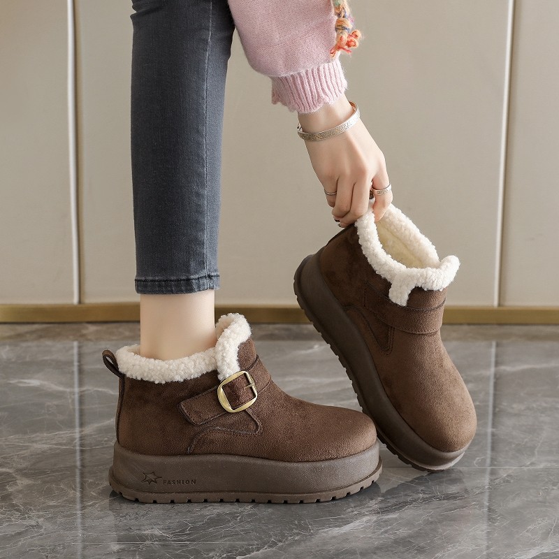 加绒老北京布鞋女冬季高帮加厚棉鞋防滑软底中老年雪地靴妈妈棉靴,淘宝优惠券,粉丝福利购,淘宝优惠卷