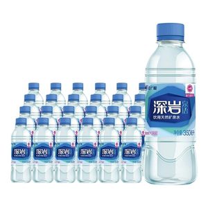 正广和天然矿泉水350ml*24瓶整箱团购深岩小瓶家庭饮用非纯净水