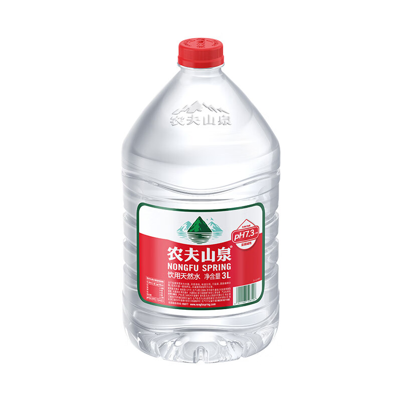 农夫山泉饮用水3l*6桶整箱天然弱碱性家庭办公大瓶桶装泡茶饮用水 - 图2