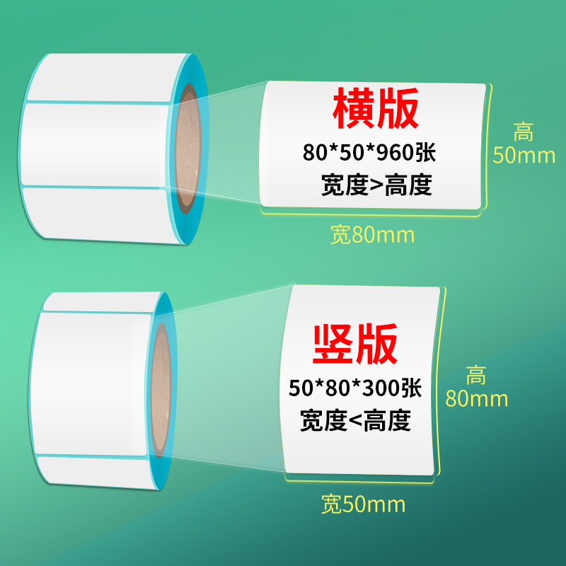 Ruge three-proof logistics supermarket price thermal paper
