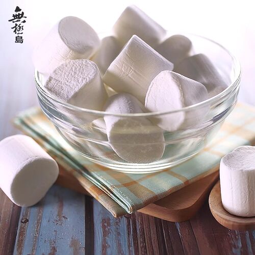 无极岛日式原味棉花糖牛轧糖非低糖雪花酥材料烘焙专用商用1000g - 图2