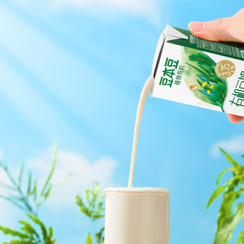 豆本豆mini版有机豆奶125ml*18盒儿童早餐奶营养豆奶植物蛋白饮料 - 图1