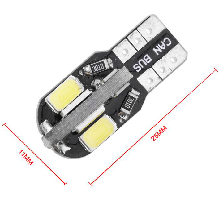 汽车牌照灯改装专用后车牌灯高亮LED新款T10冰蓝倒车辅助灯泡w5w-图2