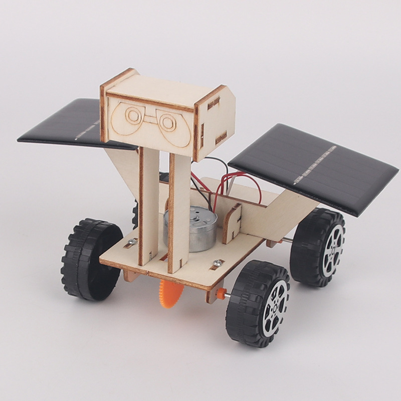 学生科技小制作太阳能车月球车儿童发明科学实验模型DIY材料包 - 图2