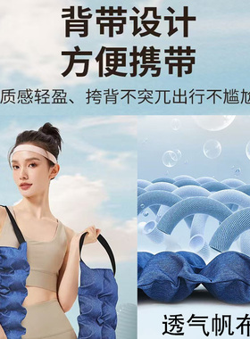 脊柱按摩棍普拉提毛毛虫肌肉放松按摩棒腰背部舒缓拉伸