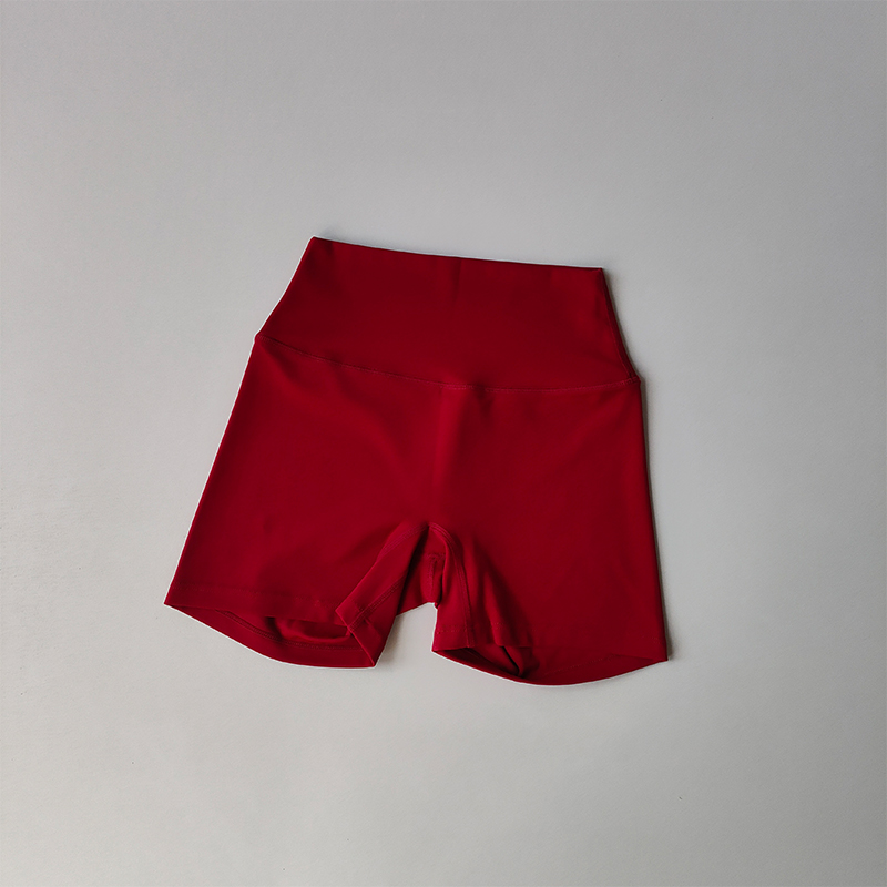 瑜伽短裤女夏季高腰裸感运动跑步训练三分裤速干健身裤外穿运动裤 - 图2