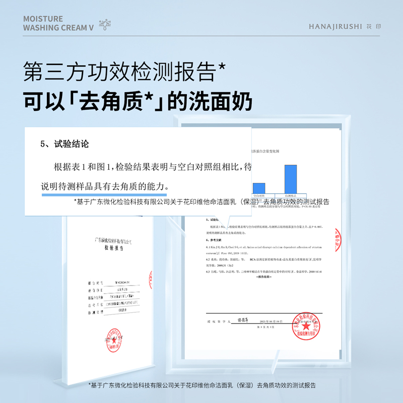 花印维他命洗面奶温和洁面官方150g亮白提亮肤色改善暗黄男女士 - 图2