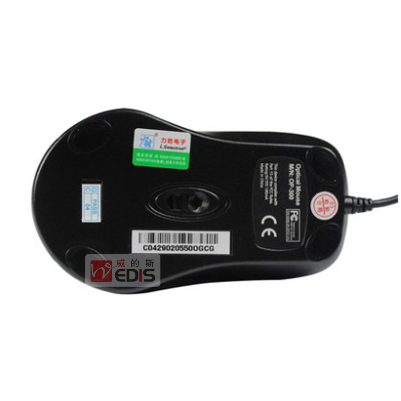 力胜OP-300C 有线usb ps/2鼠标 网吧办公商务家庭电脑笔记本专用 - 图1