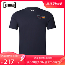F1 Red Bull Fleet Large Logo T-shirt-navy blue-male and female universal