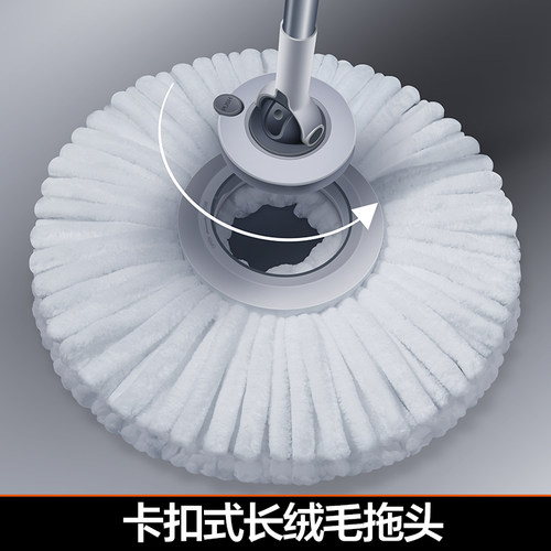 大卫单桶旋转拖把家用水桶一体懒人神器2025新款一拖墩布净两用 - 图2