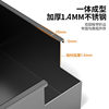 100-inch stainless steel TV niche embedded metal finished background wall TV niche TV cabinet customization