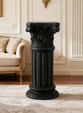 欧式树脂浮雕柱子摆件客厅装饰