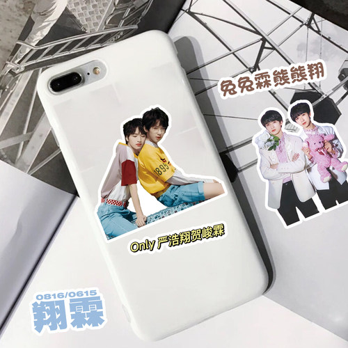 翔霖手账贴纸-TNT时代少年团严浩翔贺峻霖CP同款周边防水贴画diy - 图3