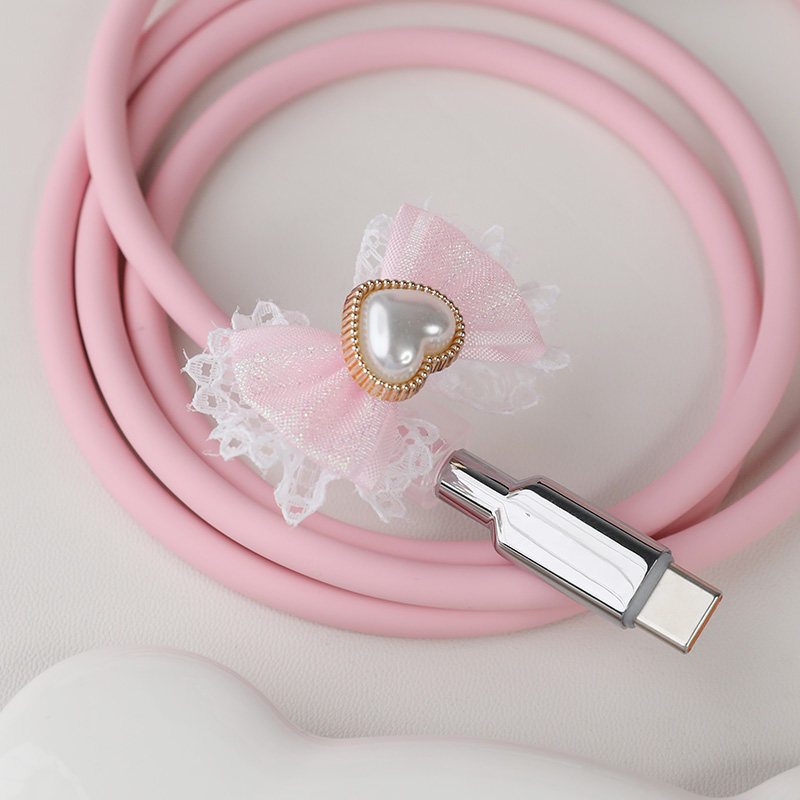 敲敲莓机械键盘航插线液态软硅胶客制化数据线RGB发光粉色键盘线,淘宝优惠券,粉丝福利购,淘宝优惠卷